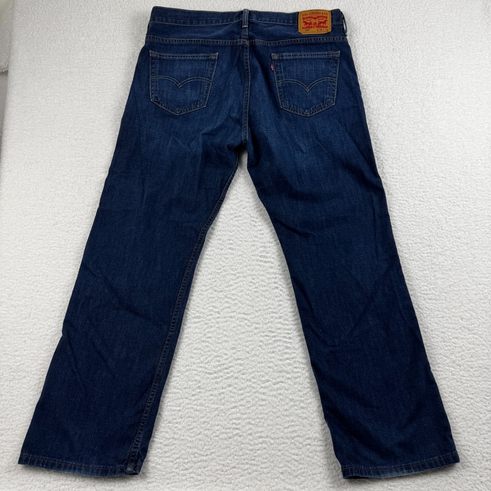 Levi's 569 Loose Fit Straight Leg Jeans Mens 36x32 Blue Denim Cotton Mid Rise - Picture 9 of 12